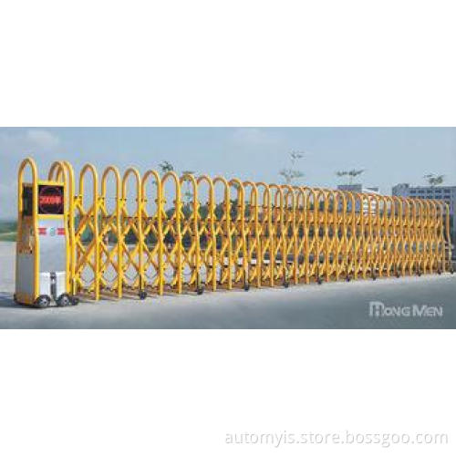 Power Coating Metal Trackless Automatic Entrance Gates With
